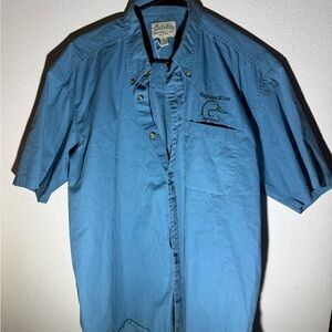 Cabela's Blue Casual Button Down Shirt